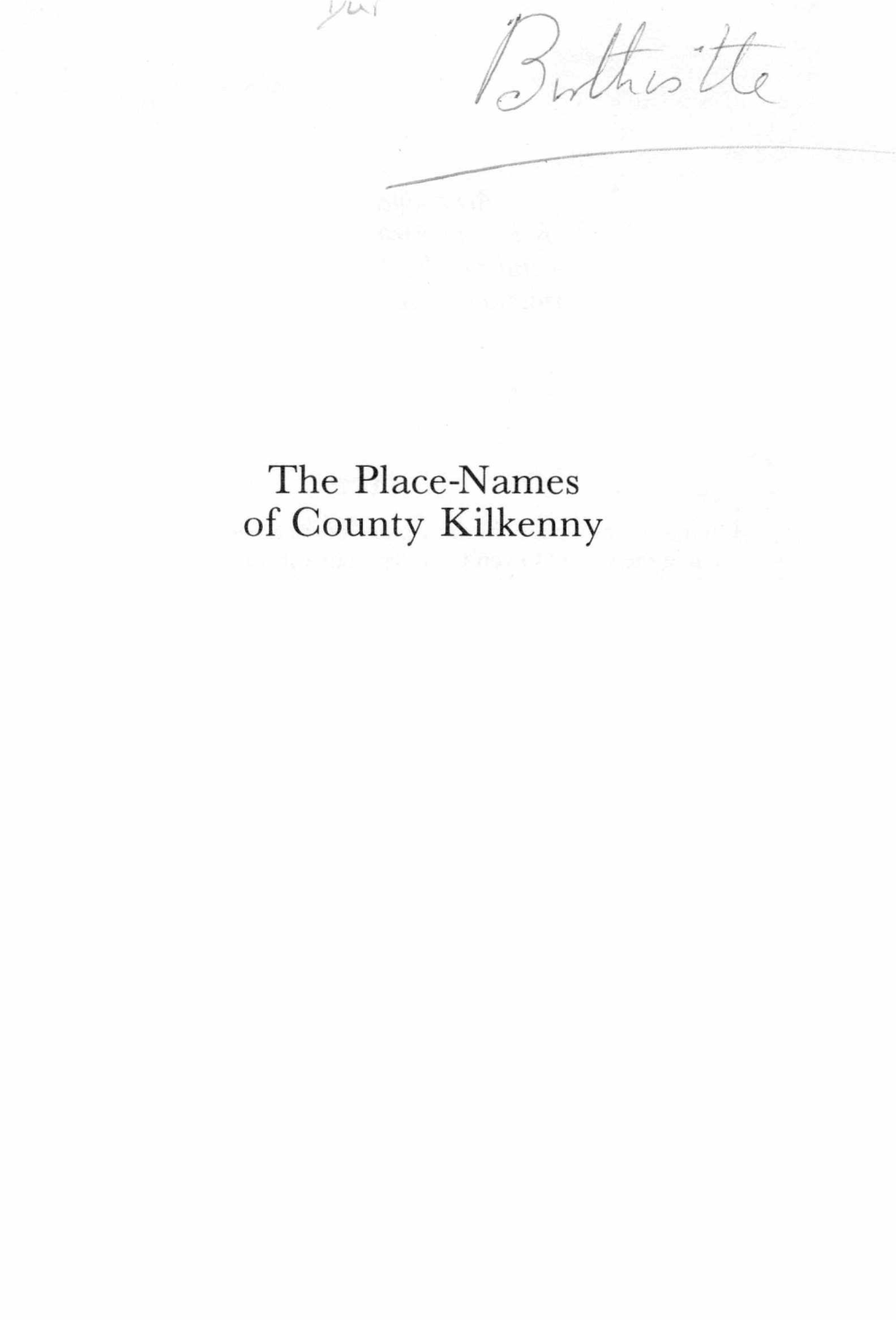 Knocktopher 157 - 174 Shillelogher 174 - 192 Civil Parish Index