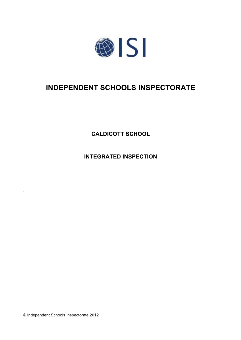 Independent Schools Inspectorate