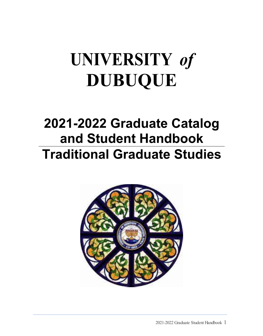 Graduate Catalog 2021-2022