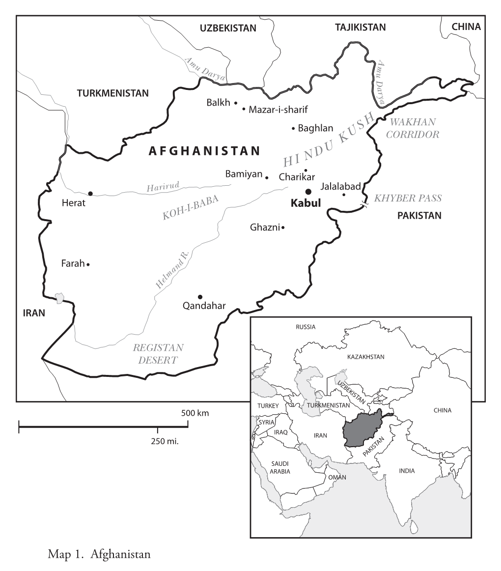 AFGHANISTAN in U K H Map 1. Afghanistan