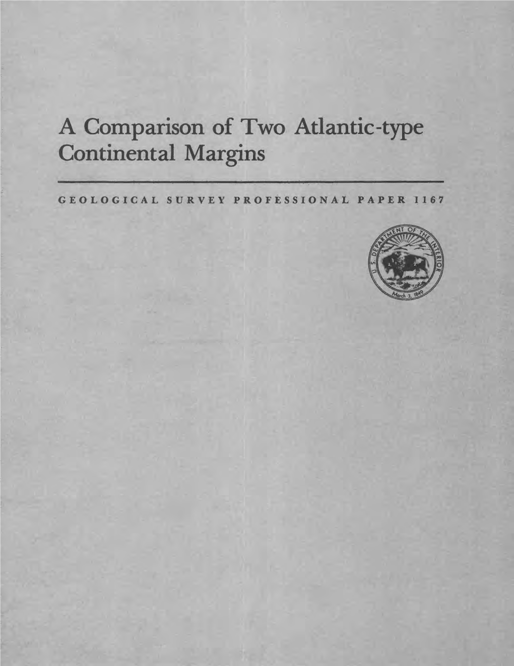 A Comparison of Two Atlantic-Type Continental Margins