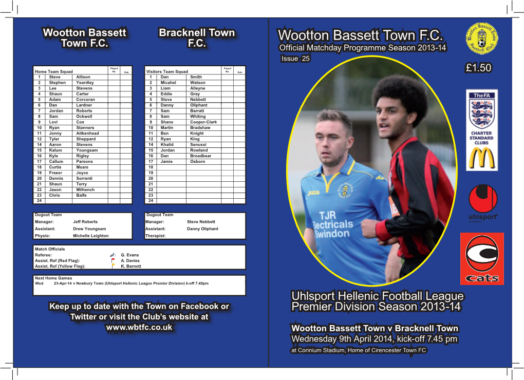 Wootton Bassett Town F.C. Town F.C