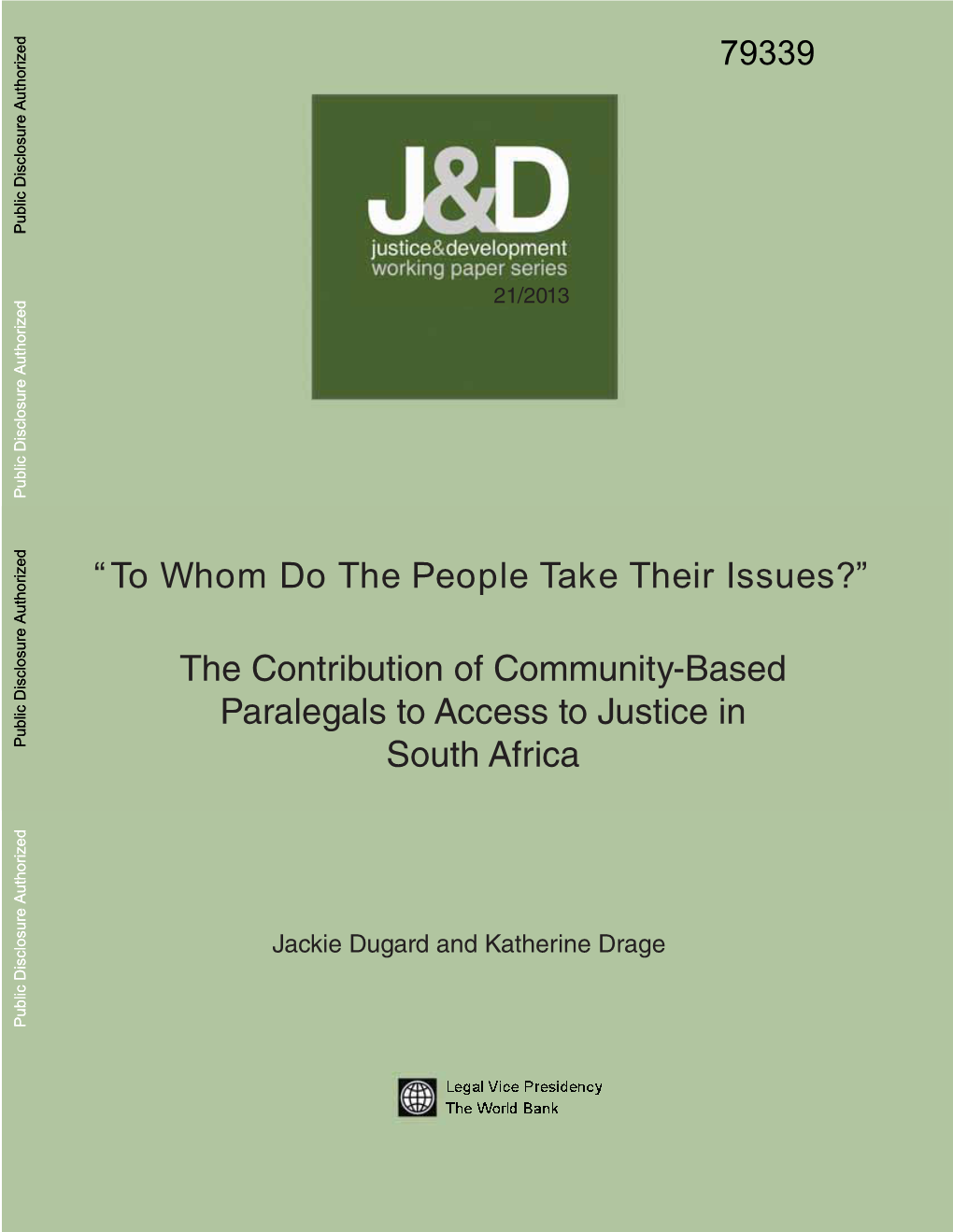 3.1. Paralegals in Lawyer-Support Roles: Litigating Ngos and Legal Aid South Africa (LASA)