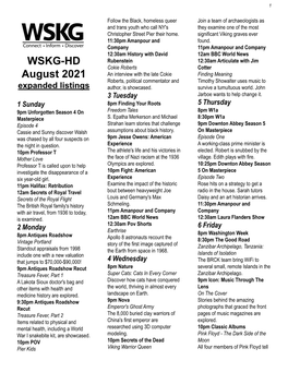 Expanded Listings for Wskg Hdtv
