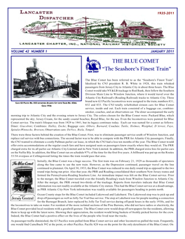 THE BLUE COMET “The Seashore's Finest Train”