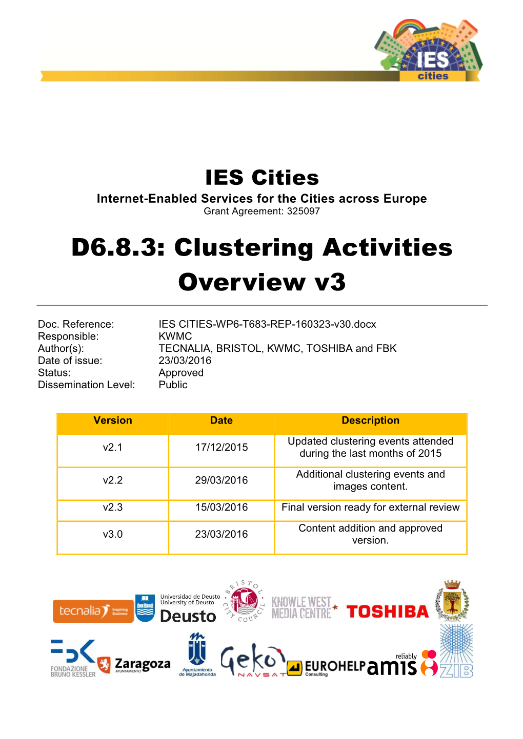 IES CITIES-WP6-T683-REP-160323-V30