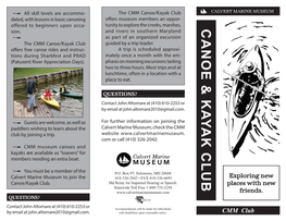 Canoe/Kayak Club