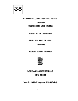 Standing Committee on Labour (2017-18) (Sixteenth