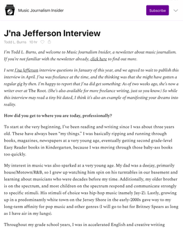 J'na Jefferson Interview Todd L