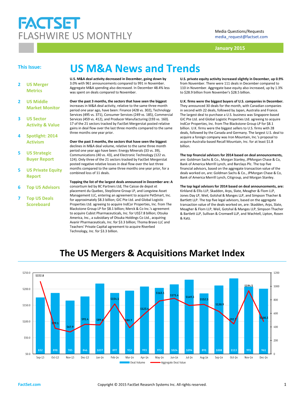 US M&A News and Trends