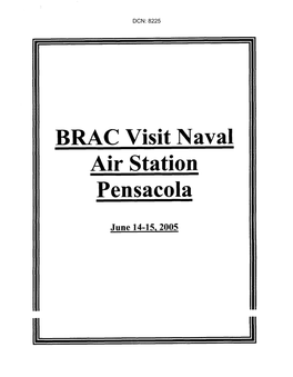 BRAC Visit Naval Air Station Pensacola