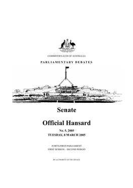 Senate Official Hansard No
