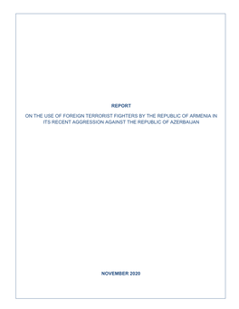 Report on the Use of Foreign Terrorist Fighters by The