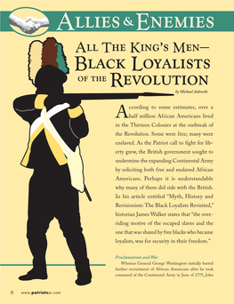 Black Loyalists of the Revolution by Michael Aubrecht