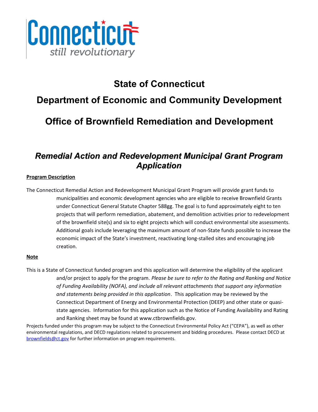 Department of Economic and Community Development