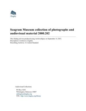 Seagram Museum Collection of Photographs and Audiovisual Material 2000.202