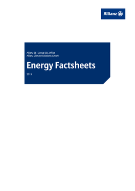 Allianz Energy Factsheets