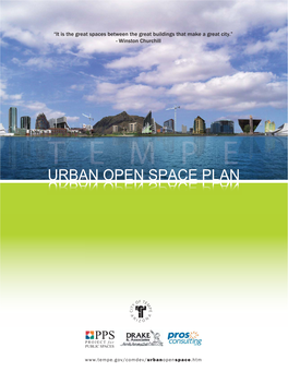 Urban Open Space Plan Urban Open Space Plan