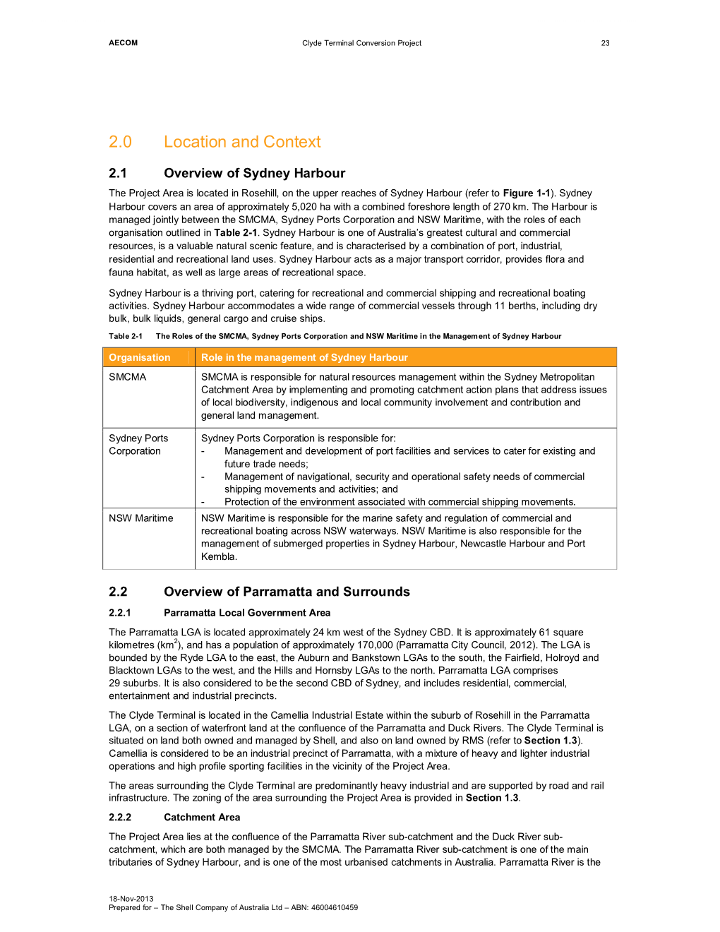 Clyde Terminal Conversion Project EIS Part 2