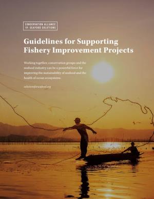 Fishery Improvement Projects
