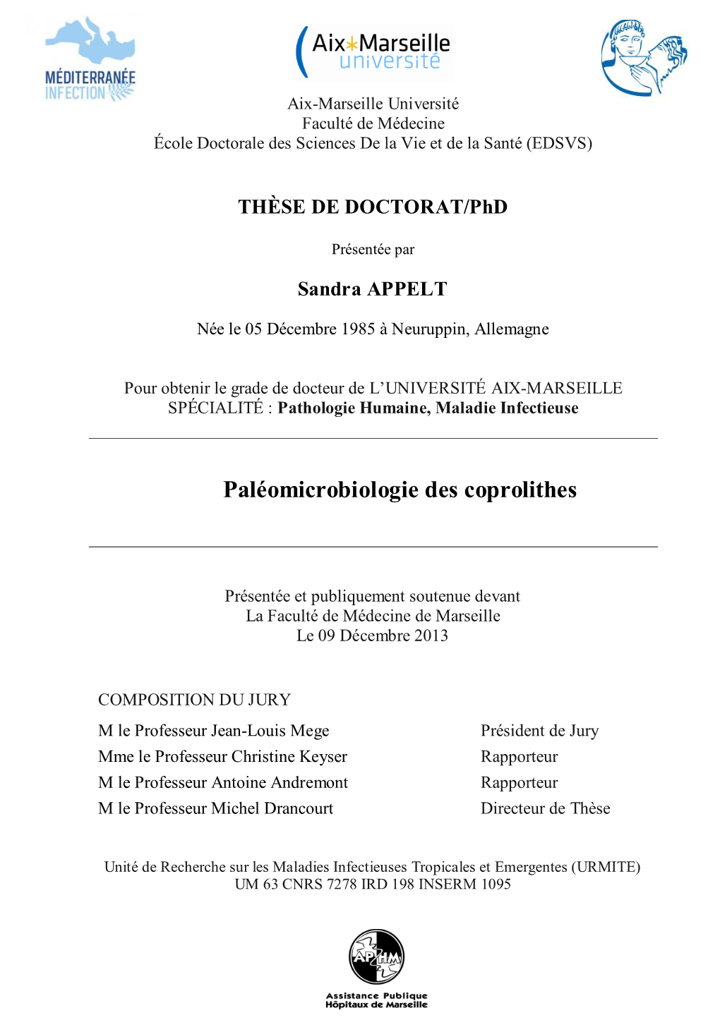 Paléomicrobiologie Des Coprolithes