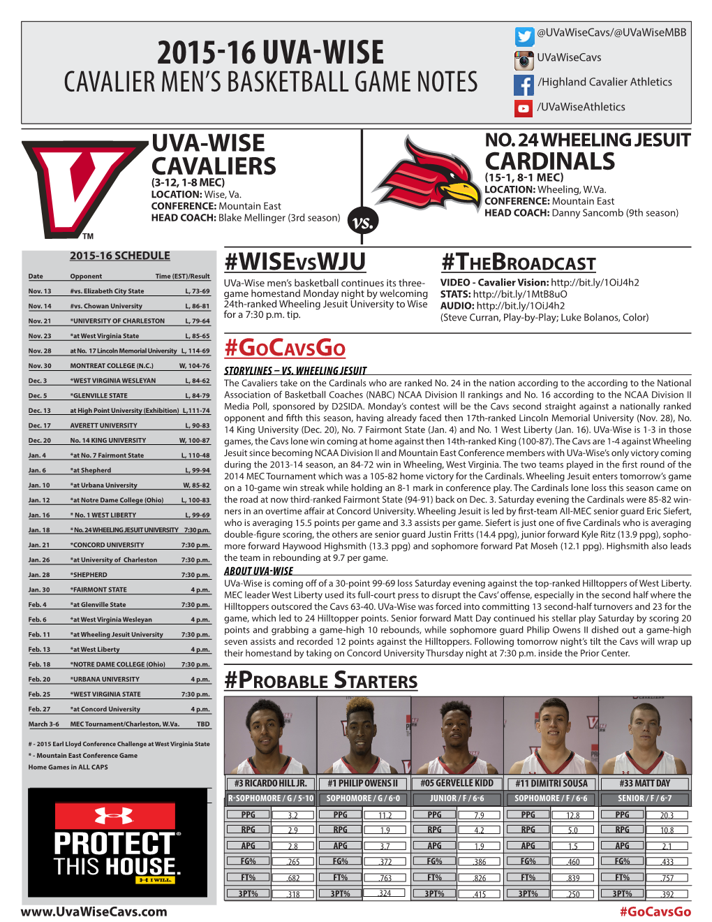 2015-16 Uva-Wise