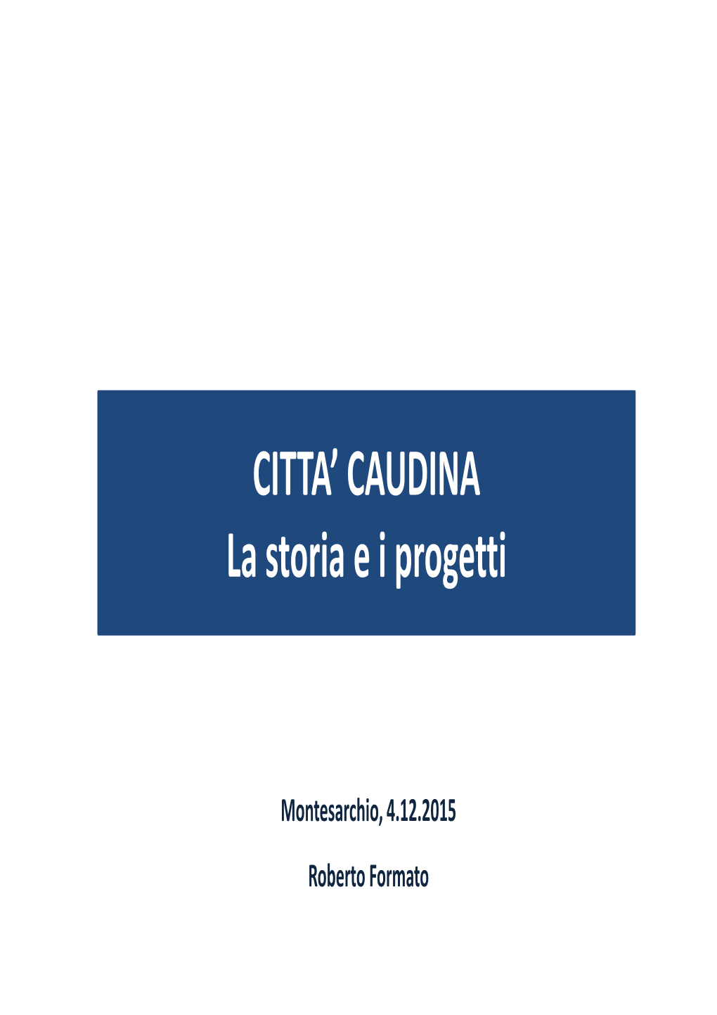 Città Caudina Il Territorio 3