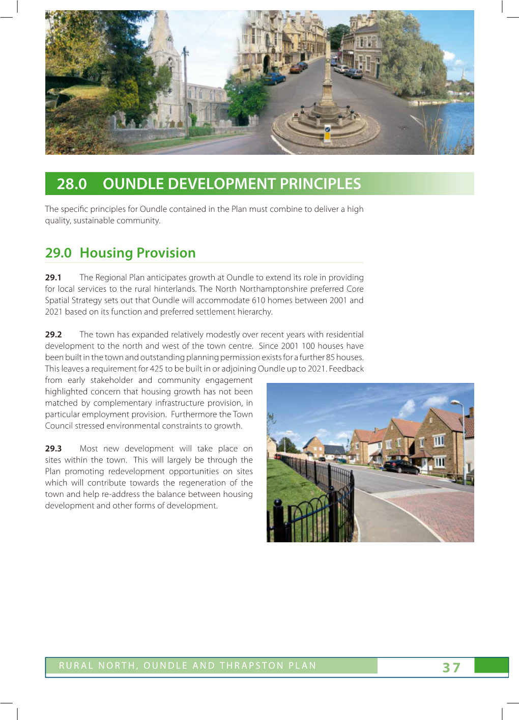 28.0 Oundle Development Principles