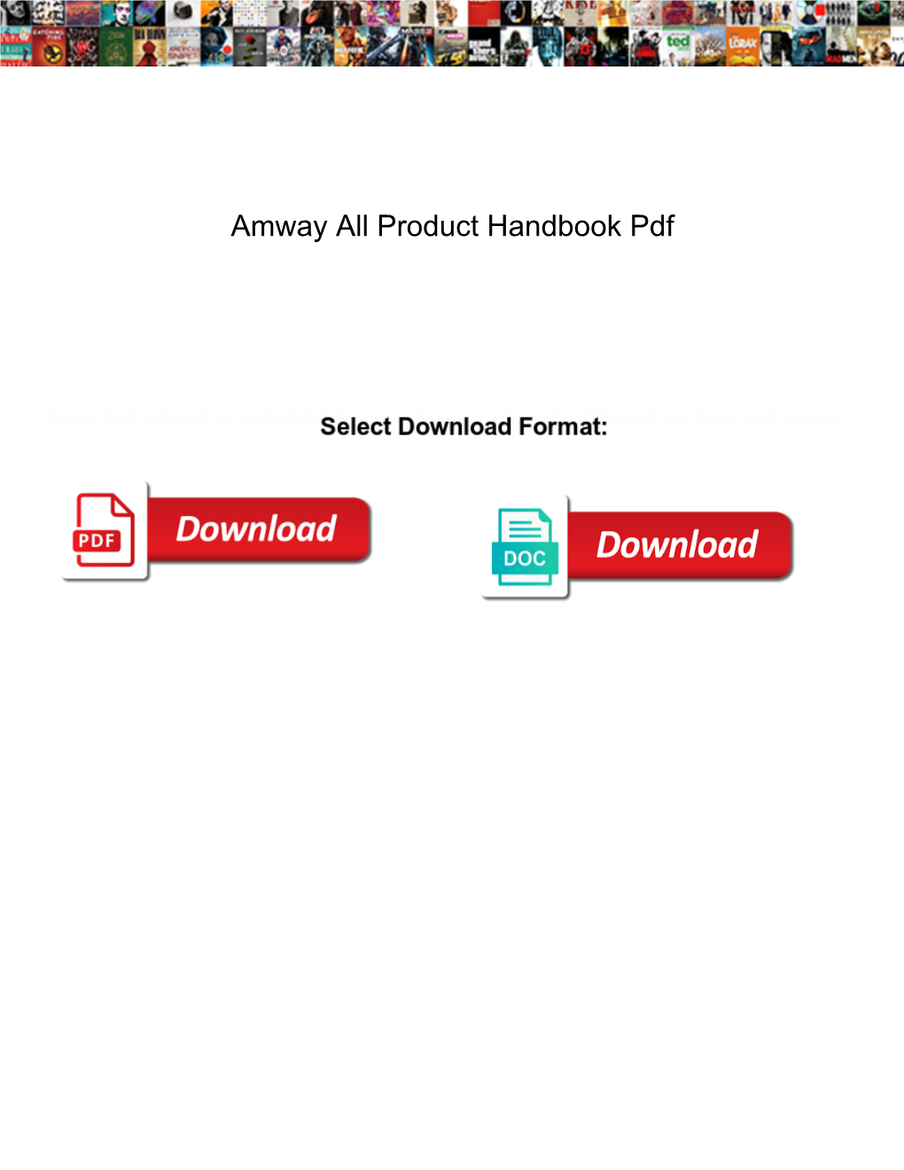 Amway All Product Handbook Pdf