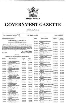 Government Gazett