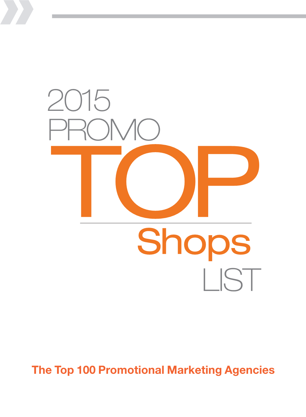 2015 PROMO TOP Shops LIST