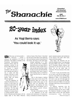 The Shanachie Index 1989-2008