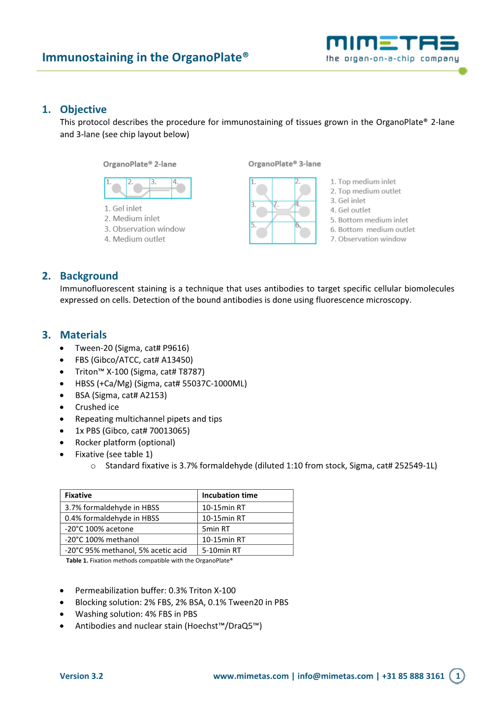 Immunostaining in the Organoplate®