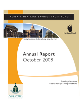 Annual Report October 2008