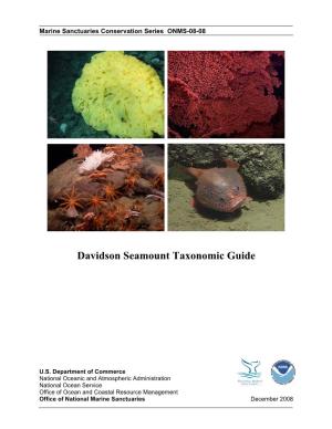 Davidson Seamount Taxonomic Guide