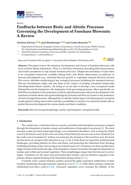 Feedbacks Between Biotic and Abiotic Processes Governing the Development of Foredune Blowouts: a Review