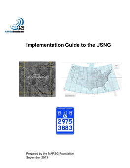 Implementation Guide to the USNG