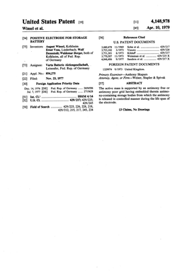 United States Patent (19) 11) 4,148,978 Winsel Et Al