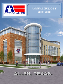 City of Allen FY2009-2010 Budget