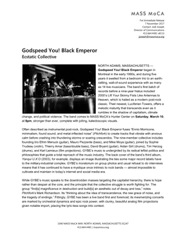 Godspeed You! Black Emperor Ecstatic Collective