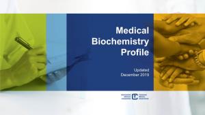 Medical Biochemistry Profile