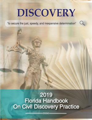 2019 Florida Handbook on Civil Discovery Practice