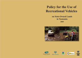 Policy for the Use of Recreational Vehicles