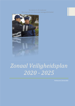 Zonaal Veiligheidsplan 2020 - 2025