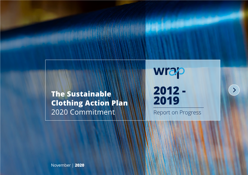 The Sustainable Clothing Action Plan 2020 Commitment
