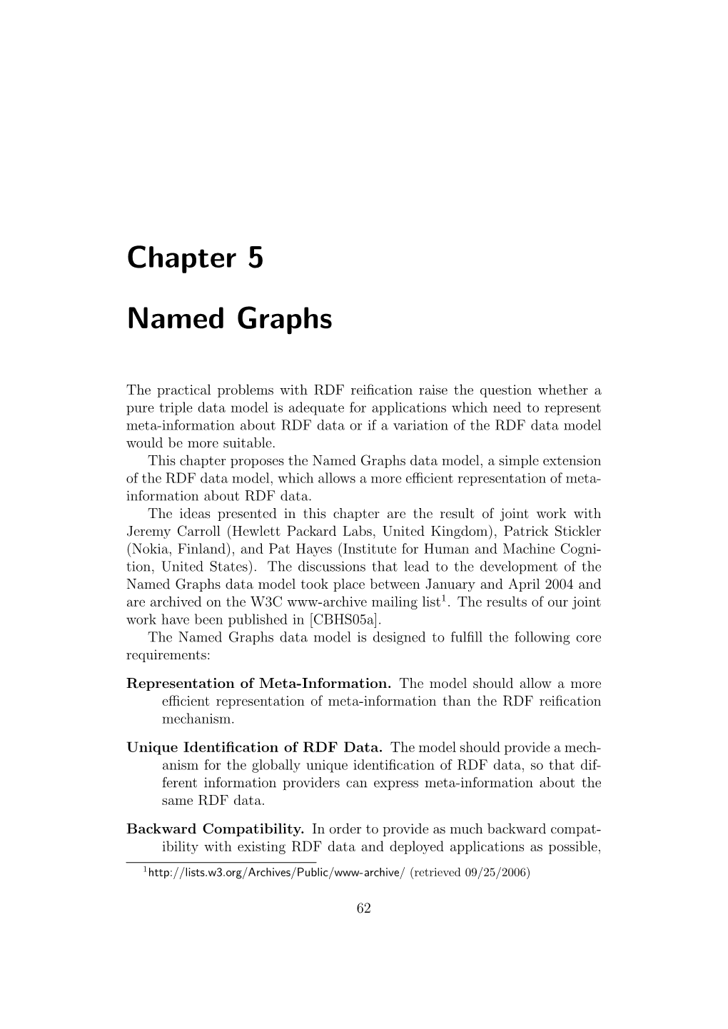 Chapter 5 Named Graphs