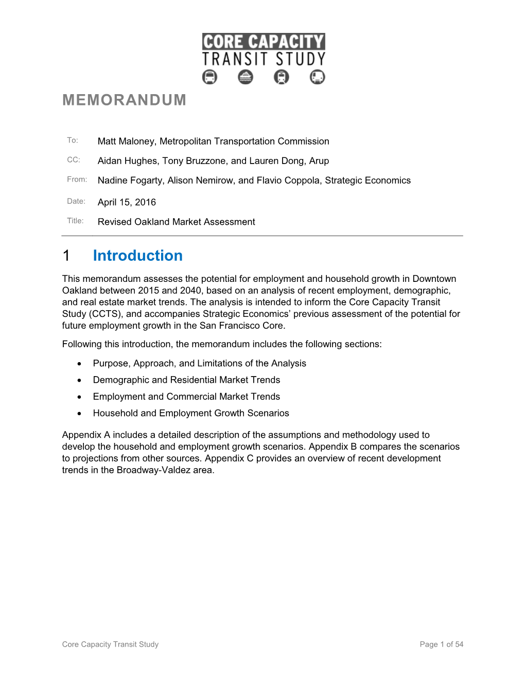 Oakland Market Assessment