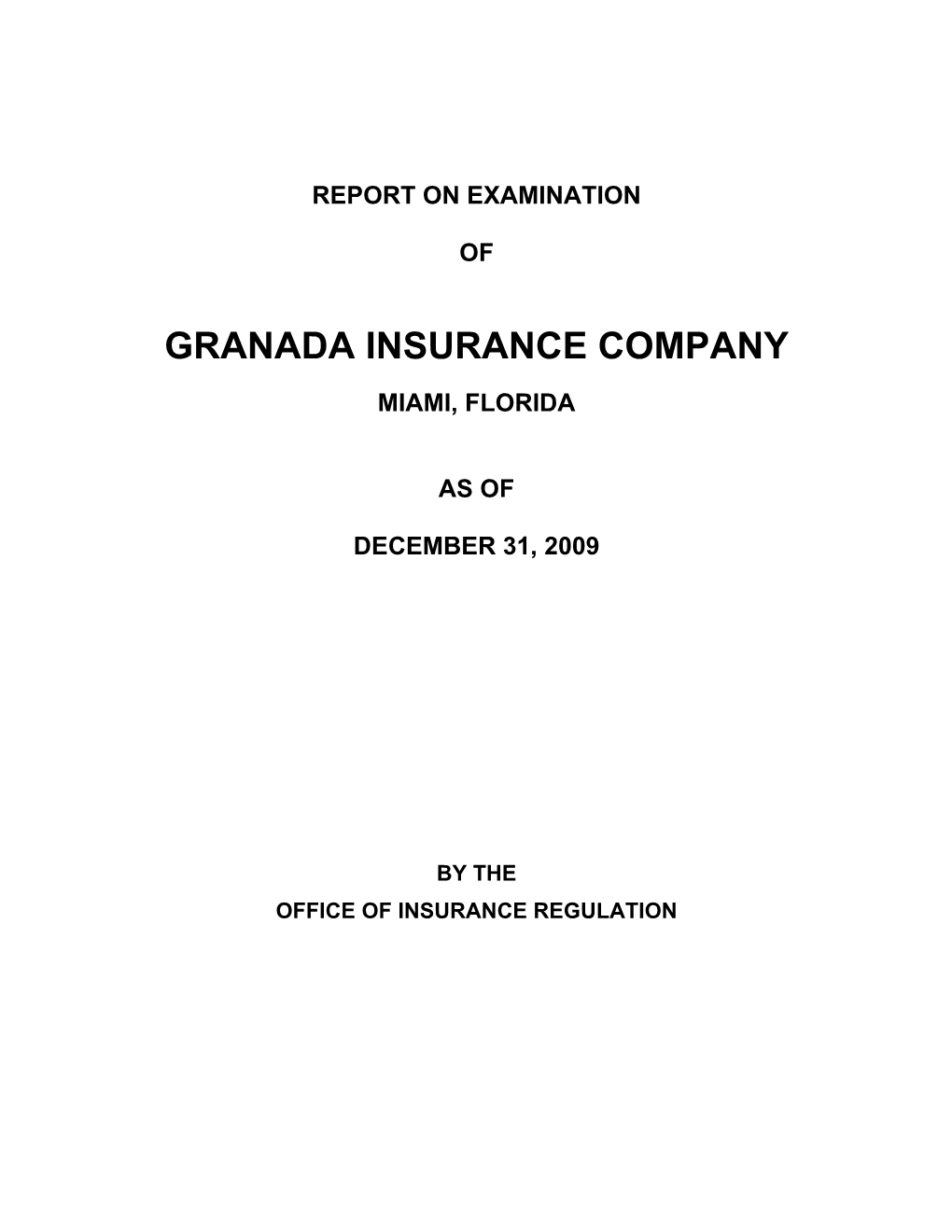 Granada Insurance Company