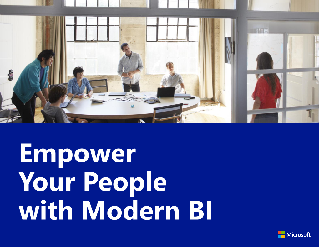 Empower Your People with Modern BI E-Book