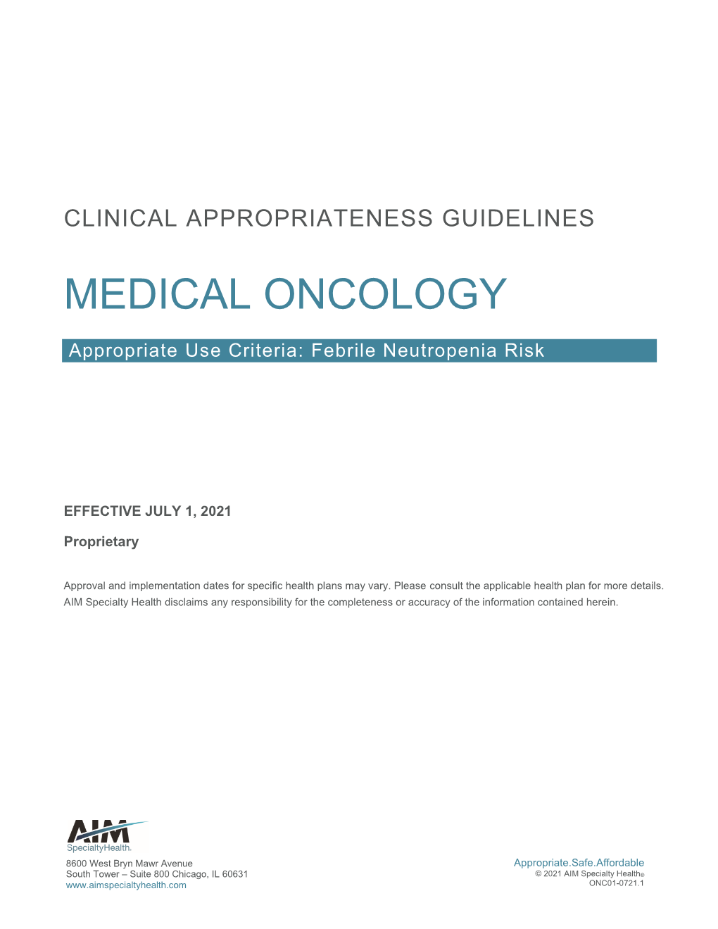 Open the Guidelines for Febrile Neutropenia